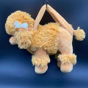 Manhattan Toy Posh Poodle Plush Backpack Dog Purse with Bows